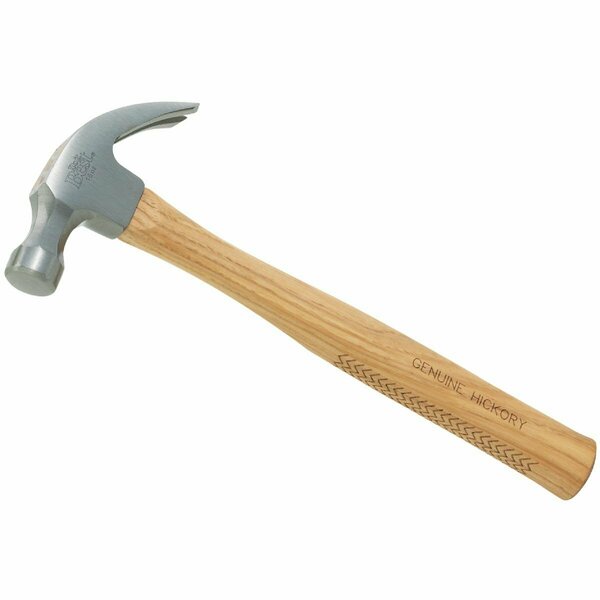 All-Source 16 Oz. Smooth-Face Curved Claw Hammer with Hickory Handle 323590